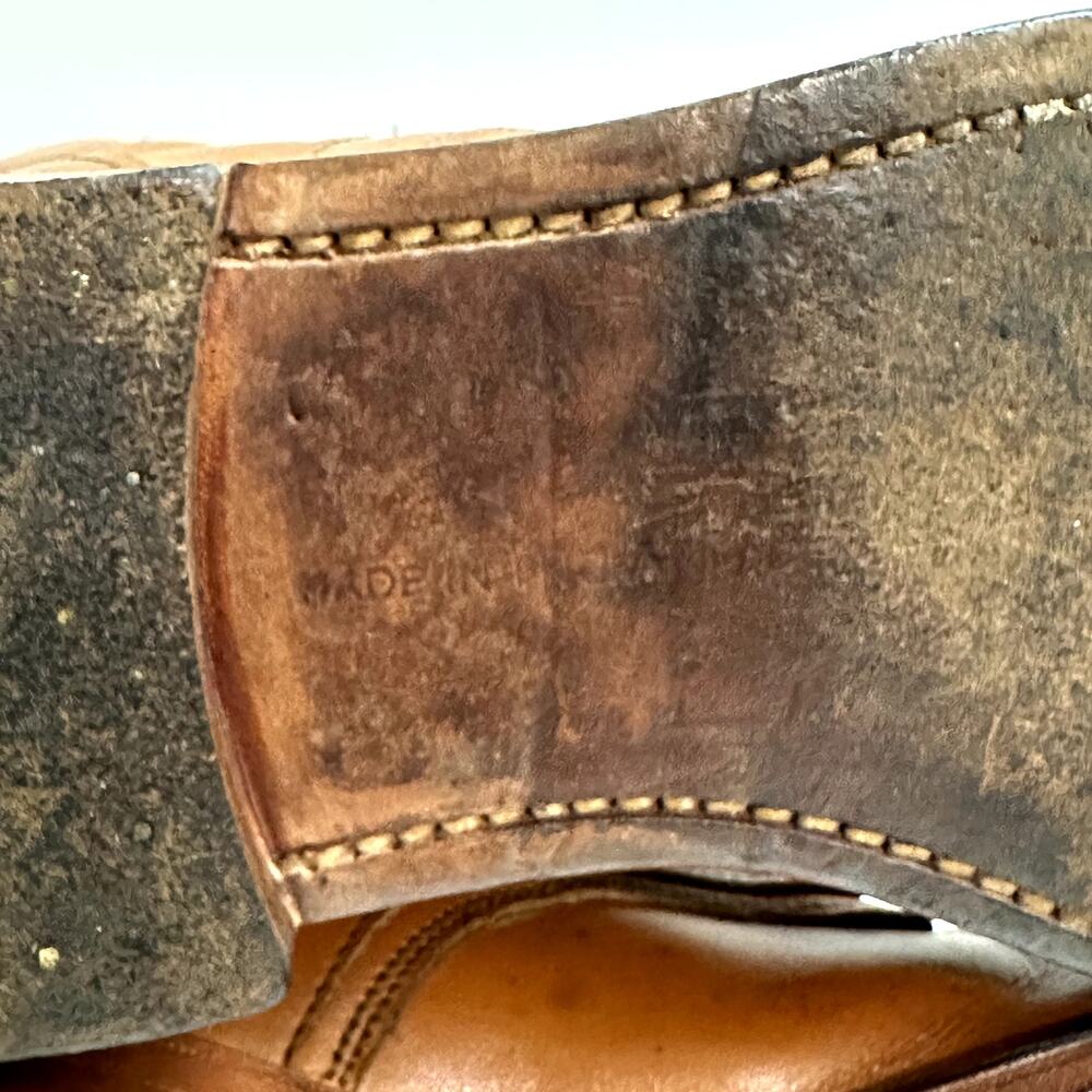 VGUC Tricker's Women;s Brown Cap Toe Boots RARE Made in England UK 5 / US 6 - Picture 12 of 13